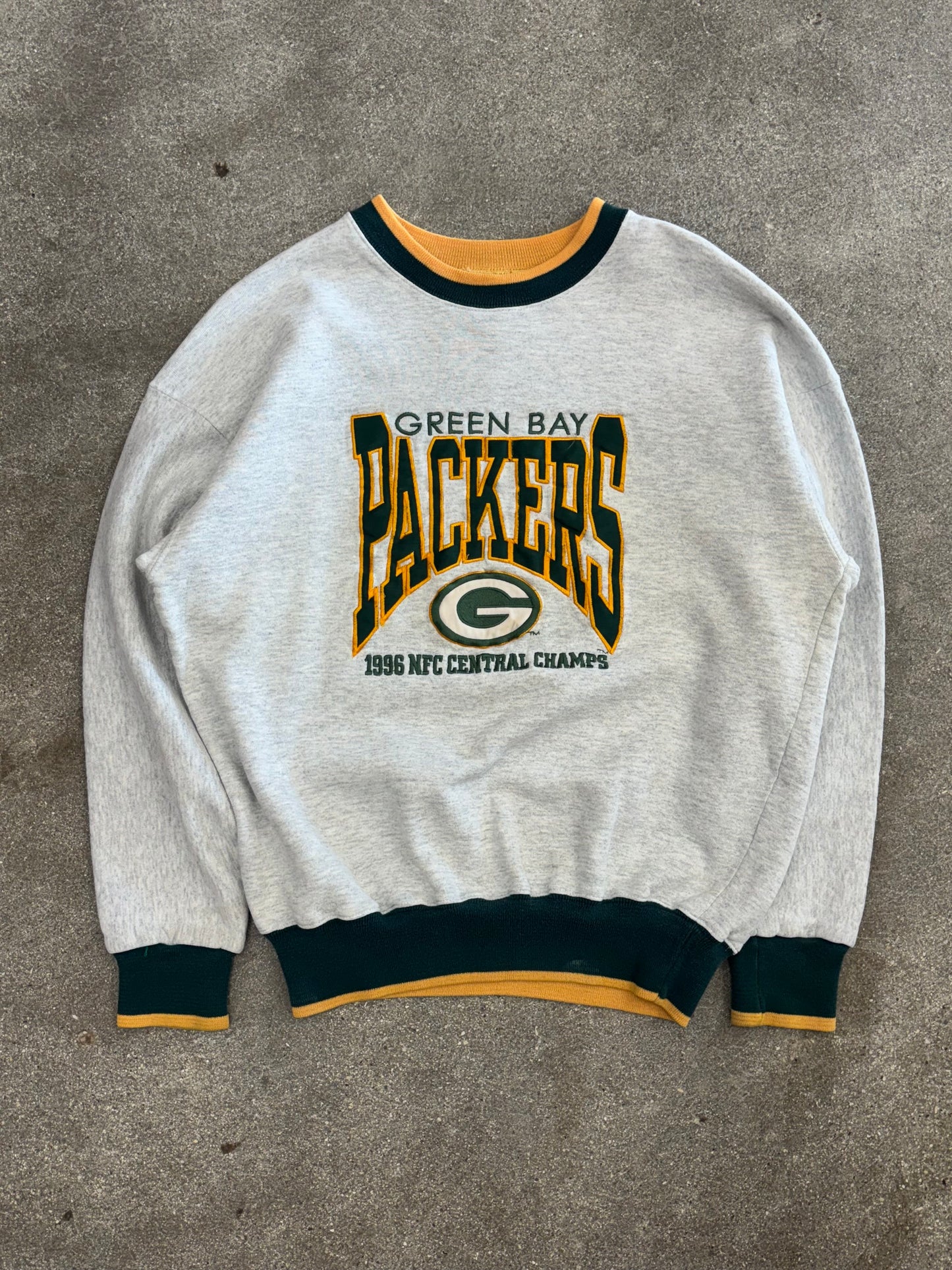 (L) Vintage 1996 Legends Athletics Green Bay Packers Crewneck