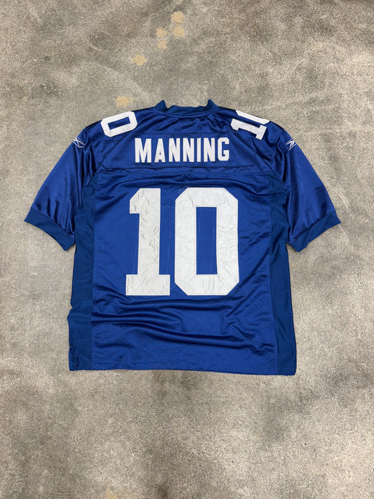 (L) Vintage Eli Manning Giants Football Jersey