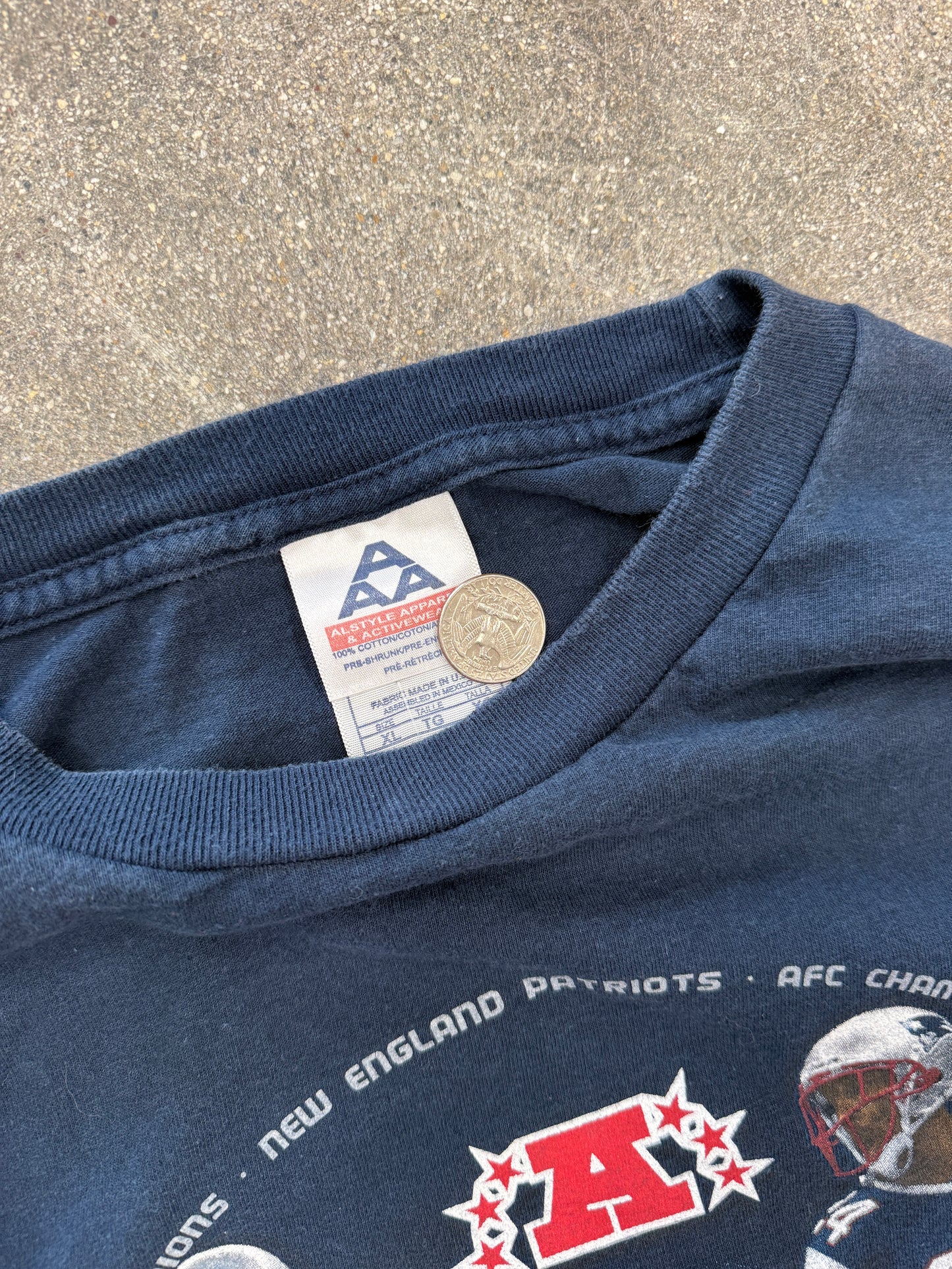 (XL) Vintage AFC Champions Patriots Longsleeve