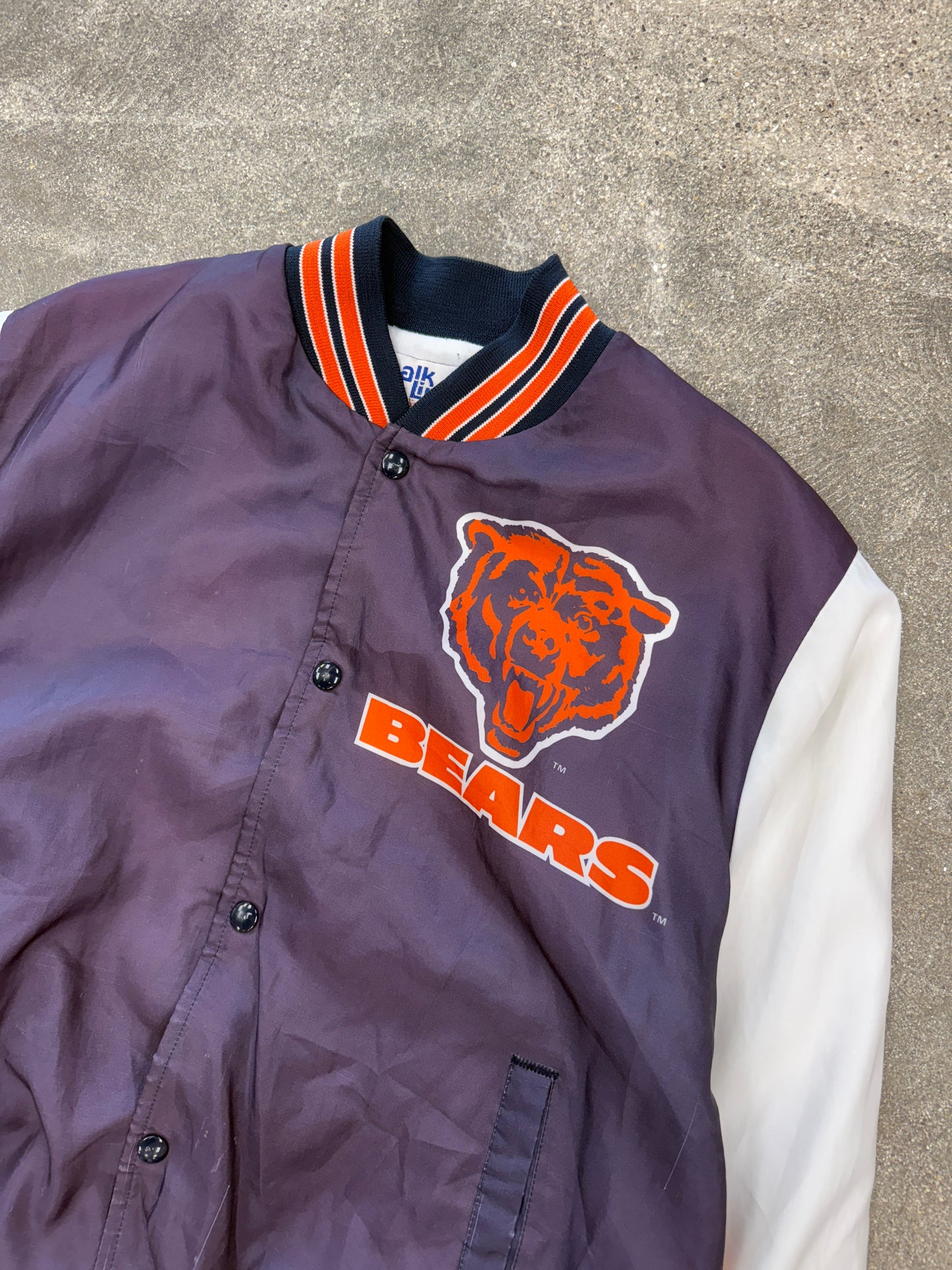 (L) Vintage Chalkline Chicago Bears Jacket