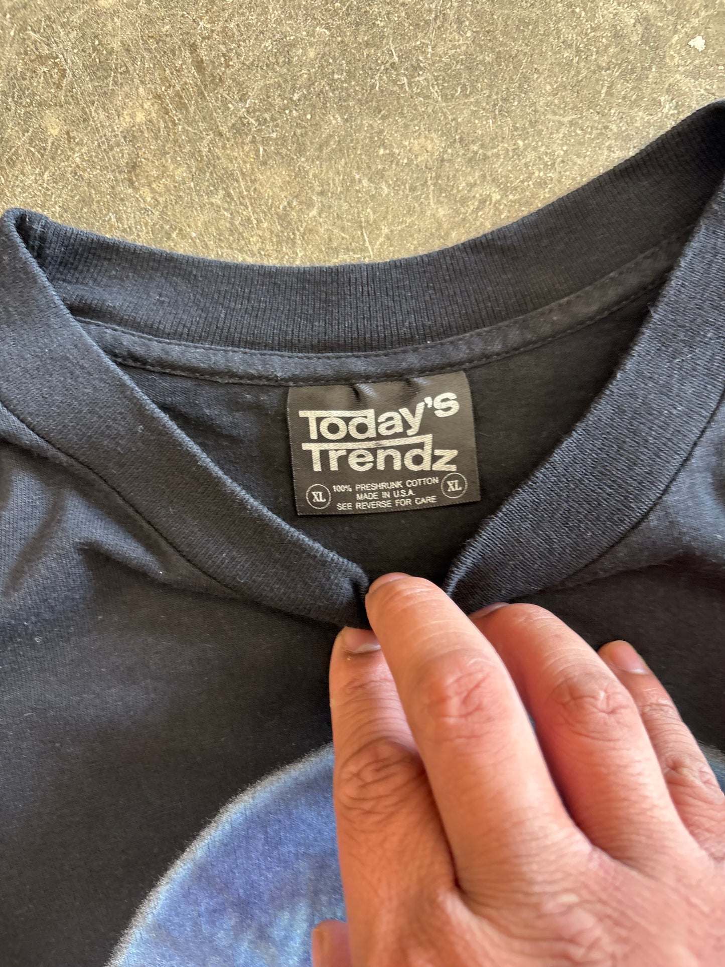 (XL) Vintage 1998 Today’s Trendz WCW Sting Black T-Shirt
