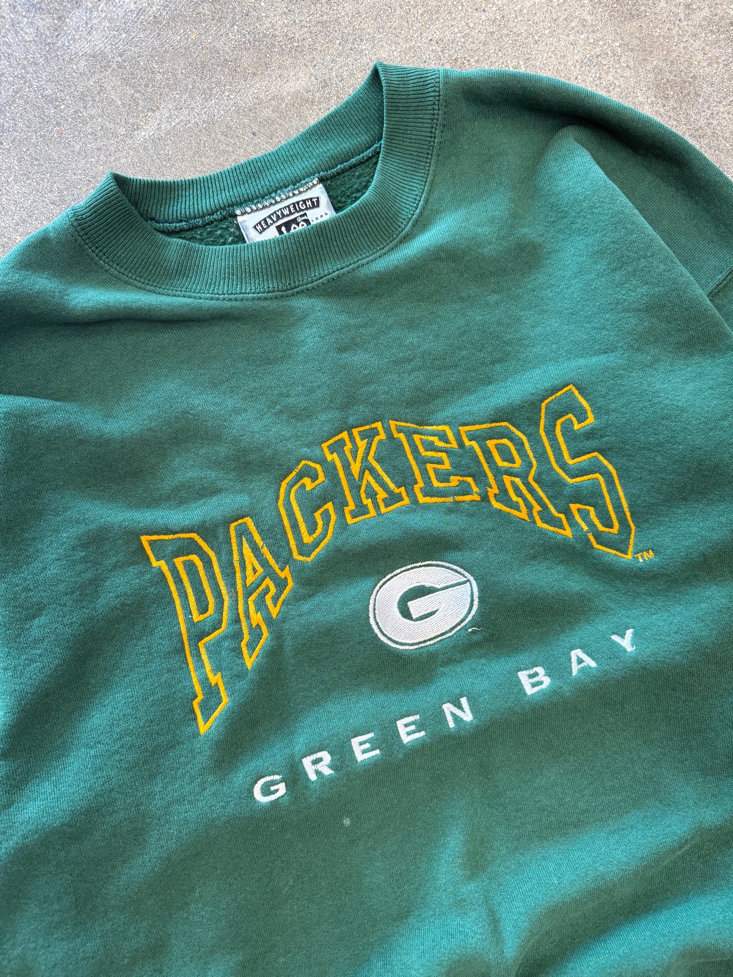 (L) Vintage Green Bay Packers Lee Sports Crewneck