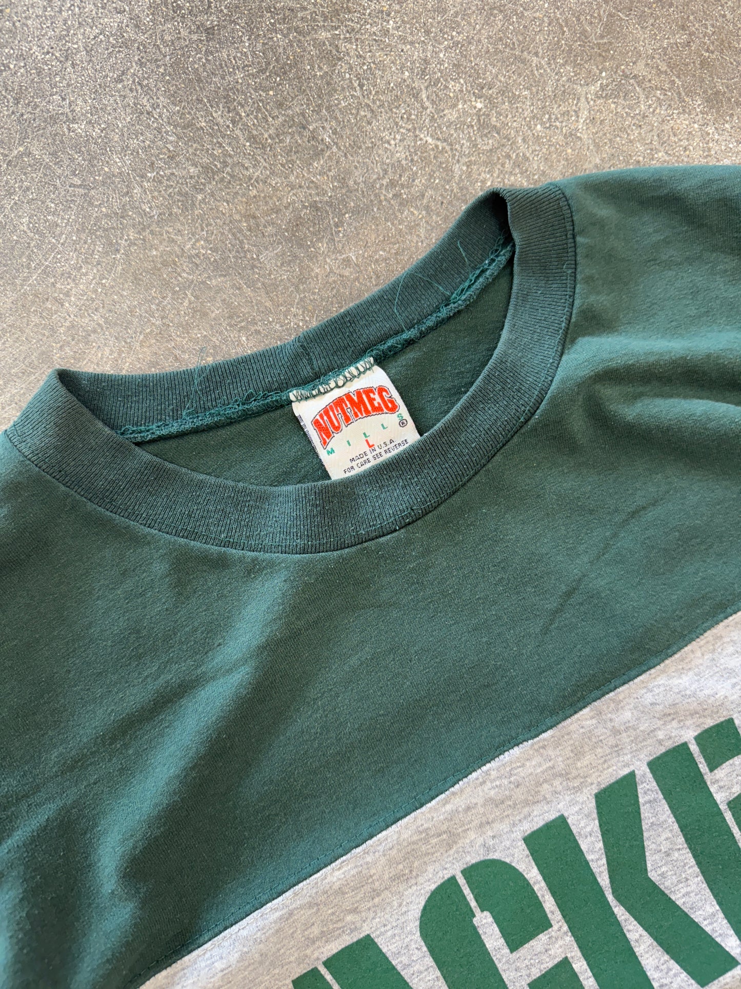 (XL) Vintage Nutmeg Brett Favre Packers Jersey Shirt