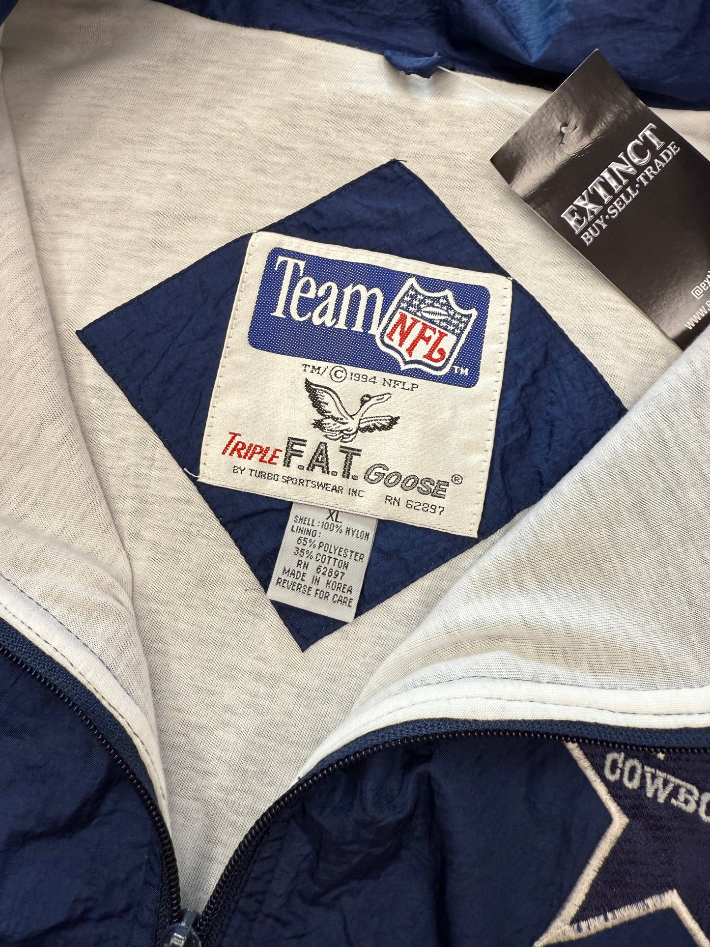 (XL) Vintage Dallas Cowboys windbreaker Jacket