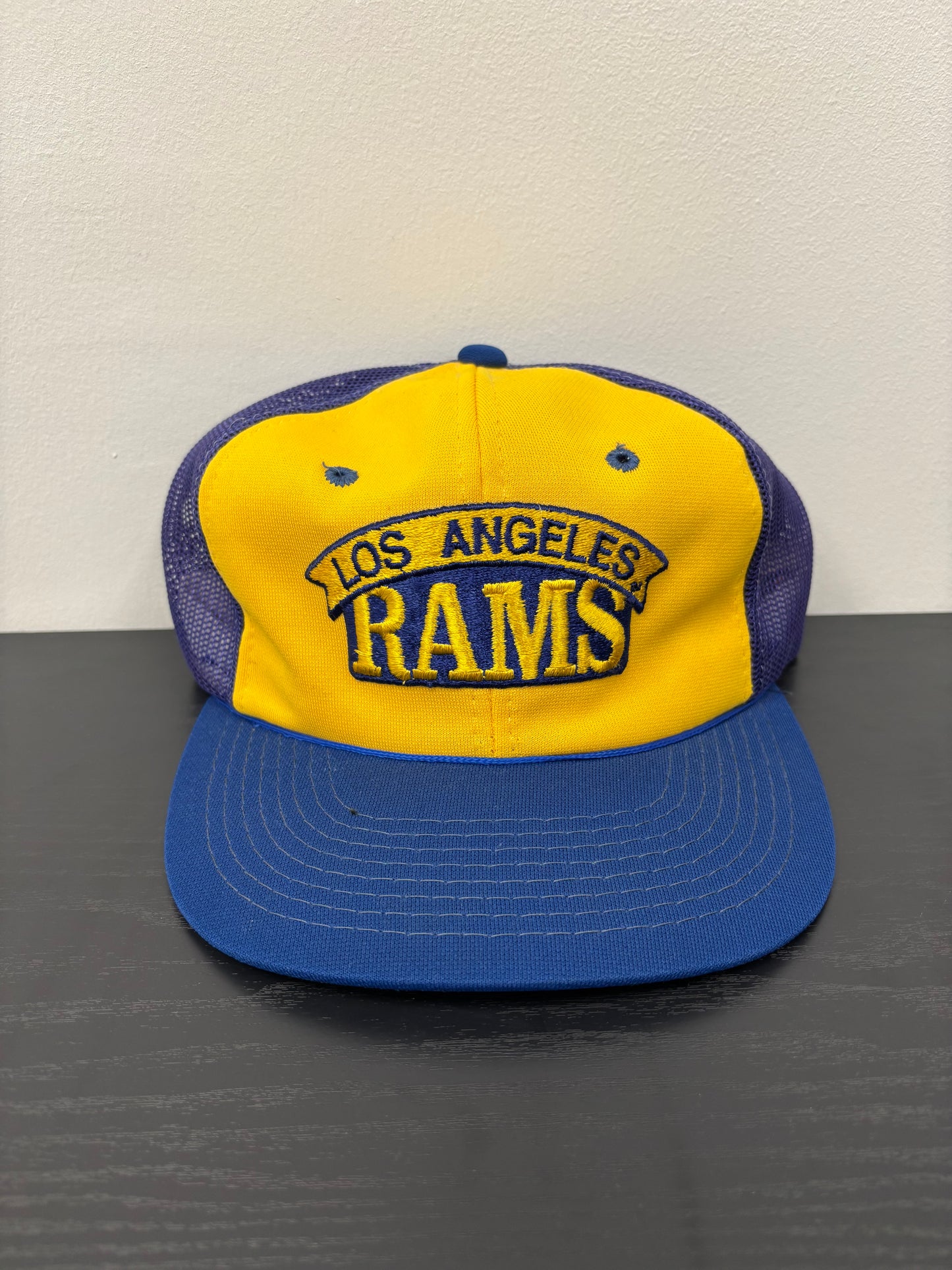 Vintage 80s Los Angeles Rams Trucker Snapback Hat