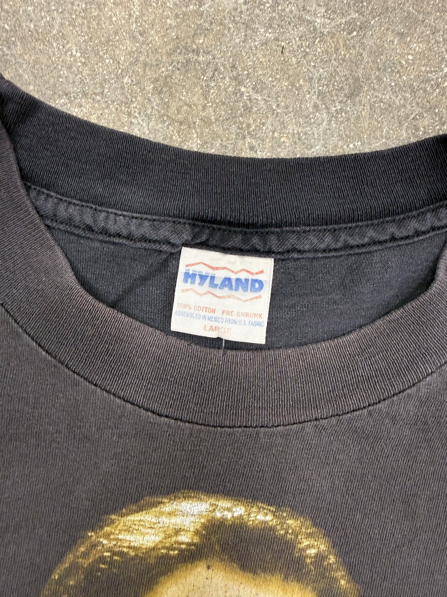 (L) Vintage WWF The Undertaker Buried Alive Tee Shirt