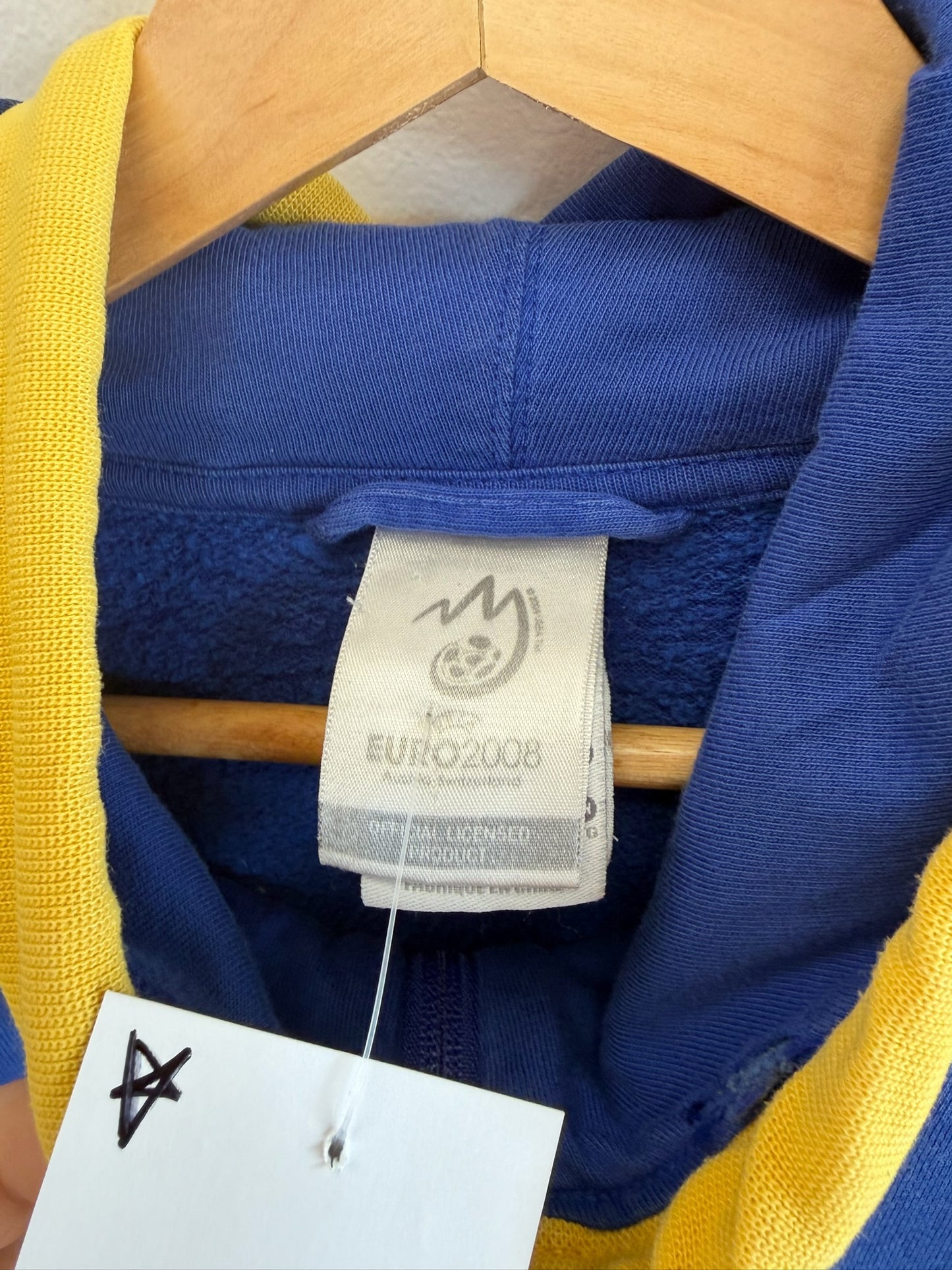 (XL) Vintage Sweden Euro 2008 Cup Zip-up Hoodie