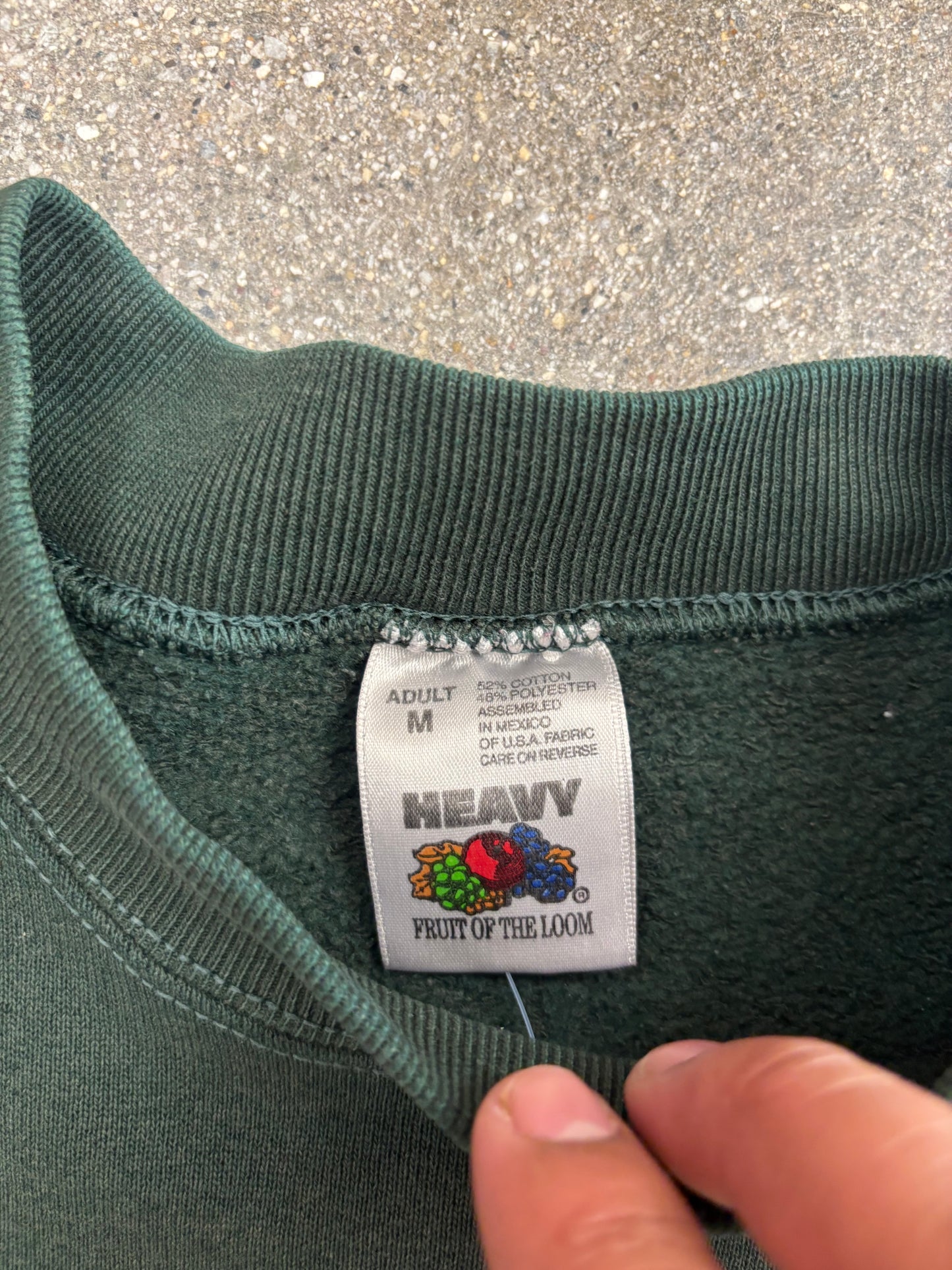(M) Vintage 90s Fruit of the Loom Green Bay Packers Farve #4 Crewneck