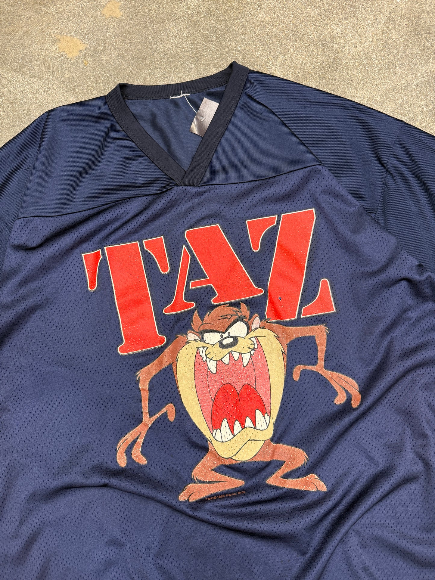 (XL) Vintage Taz Looney Tunes Football Jersey