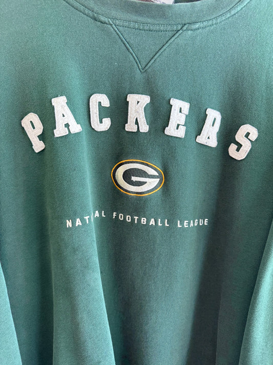(XL) Vintage Packers spellout crewneck