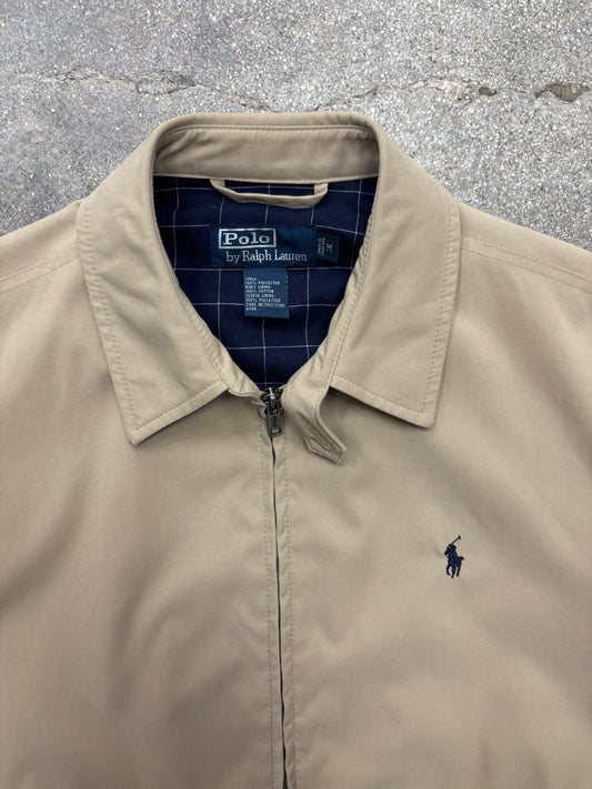 (L) Tan Polo Ralph Lauren Harrington Jacket
