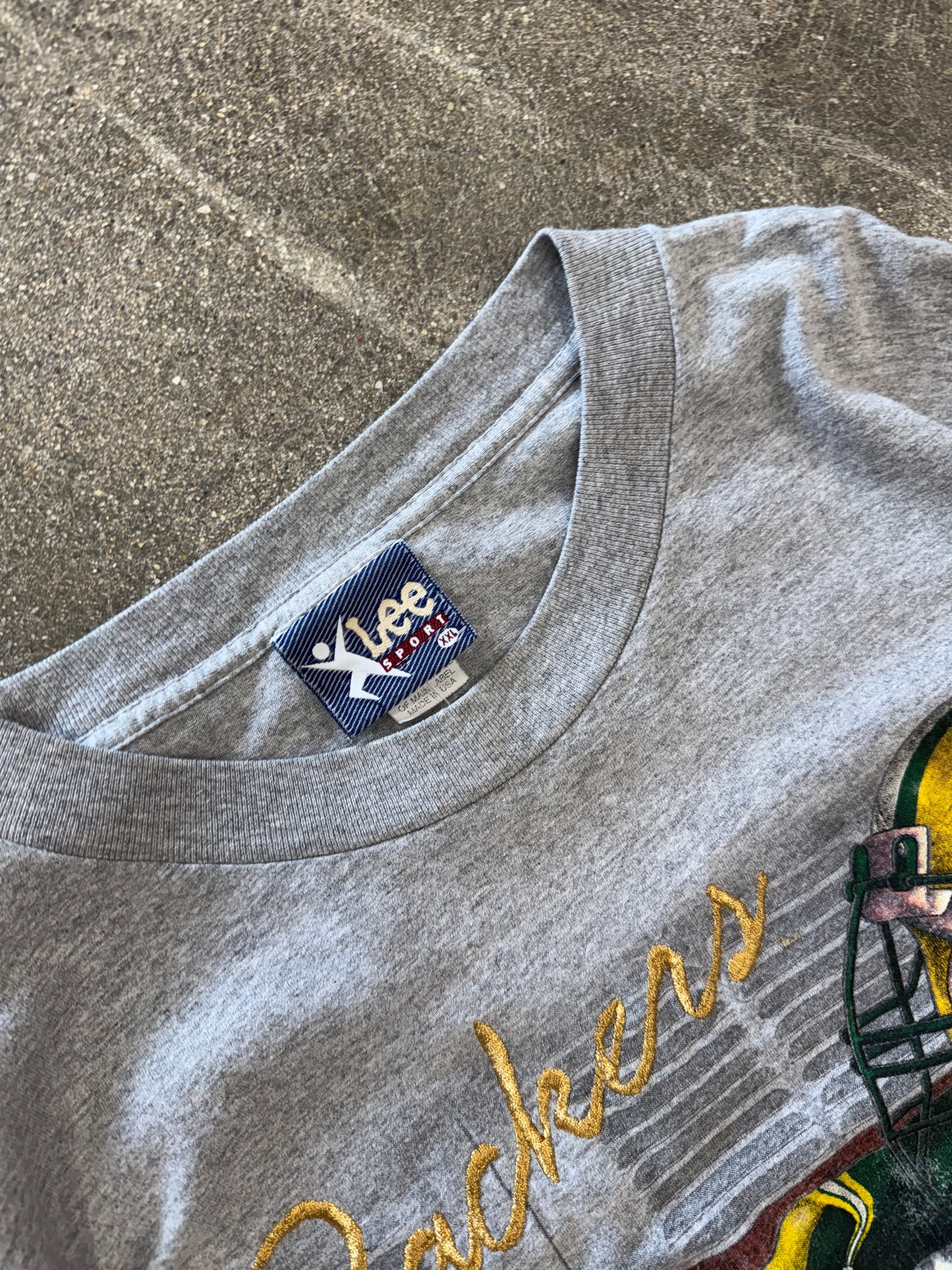 (XL) Vintage Packers Uniform Lee Sports Tee