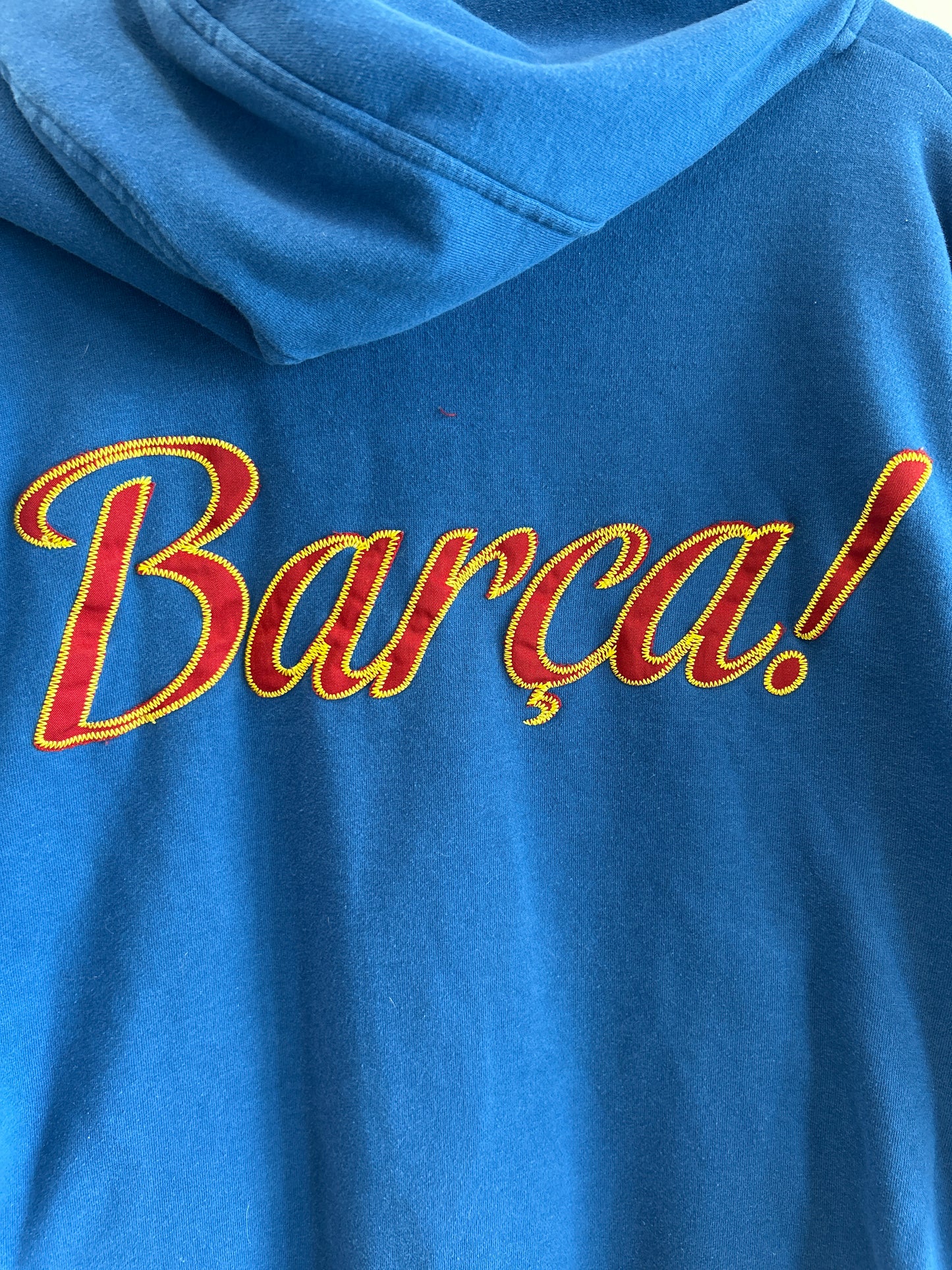 (XL) Vintage Barcelona Zip-Up Hoodie