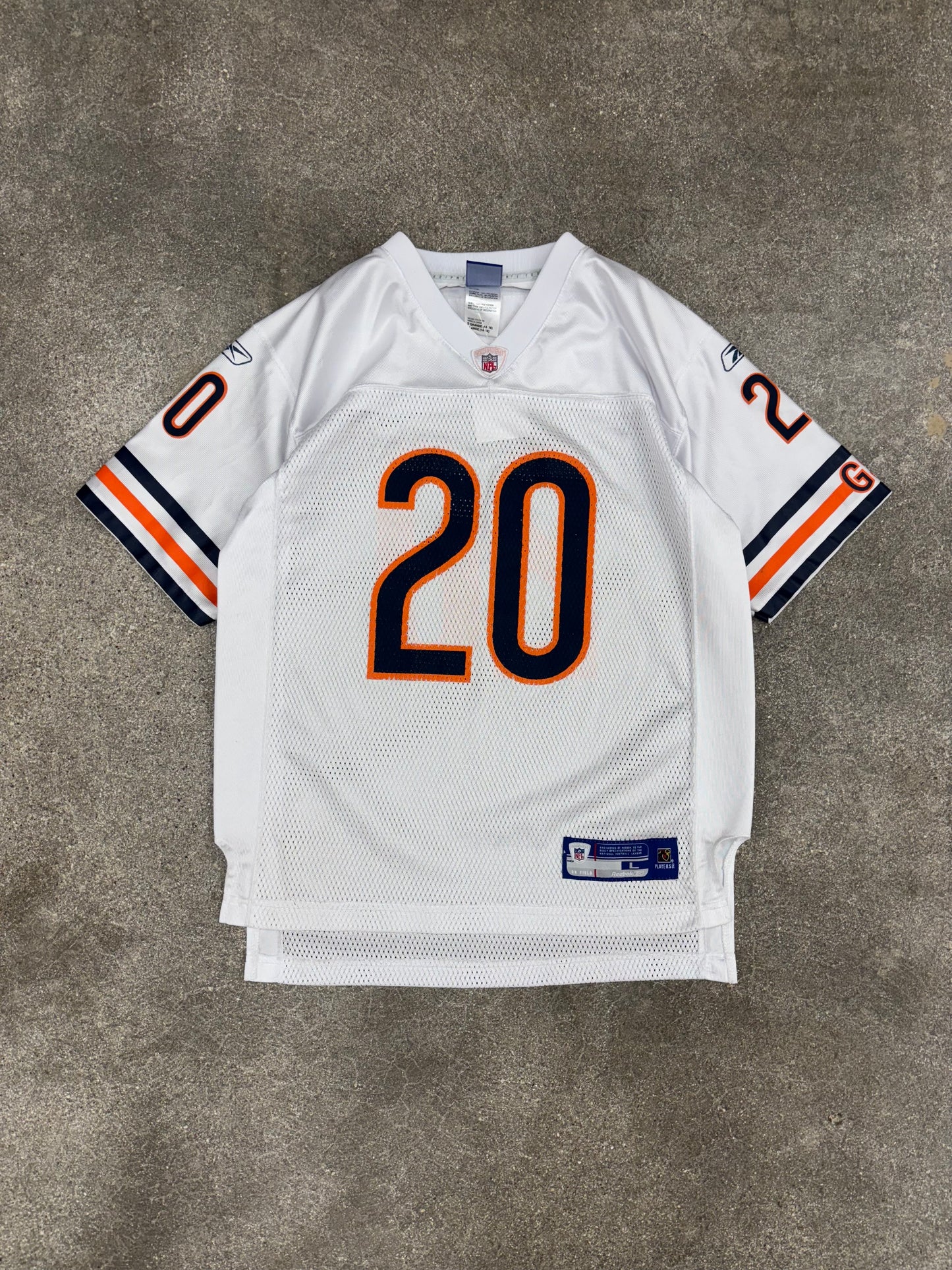 (S) Vintage 00s Reebok Chicago Bears Jones #20 White Jersey