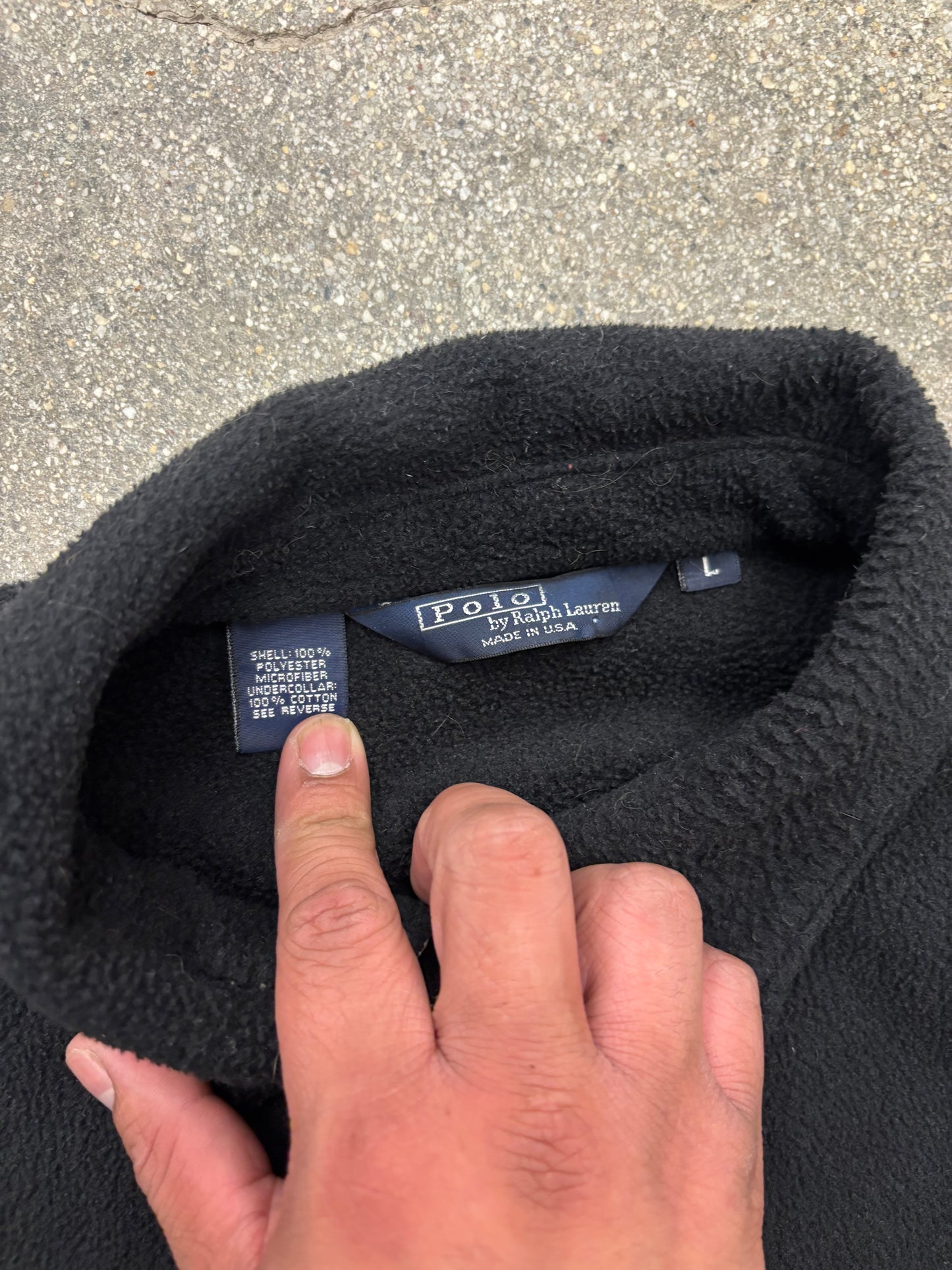 (L/XL) Polo Ralph Lauren Fleece Harrington Style Jacket