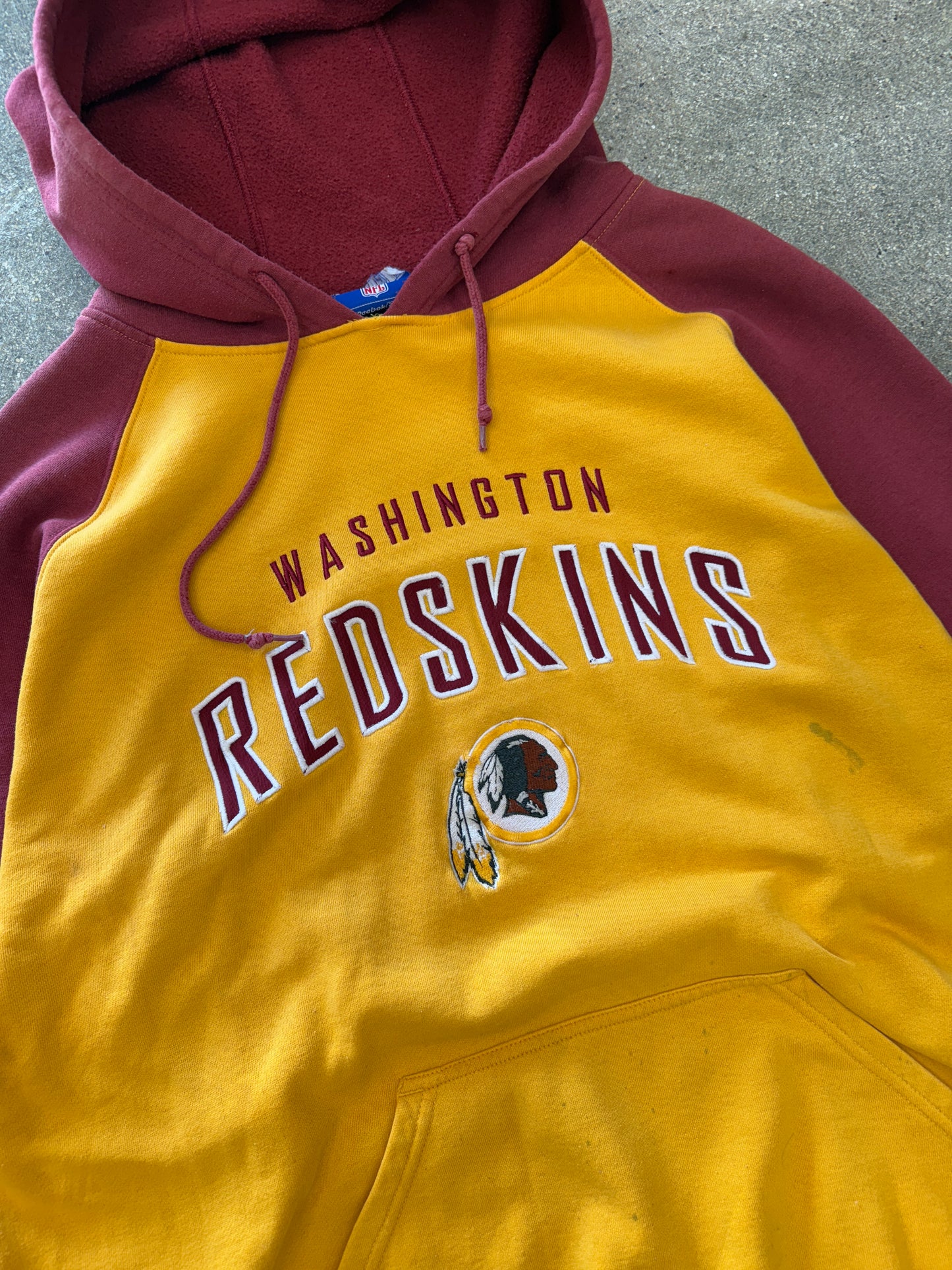 (L) Vintage Washington Redskins Hoodie