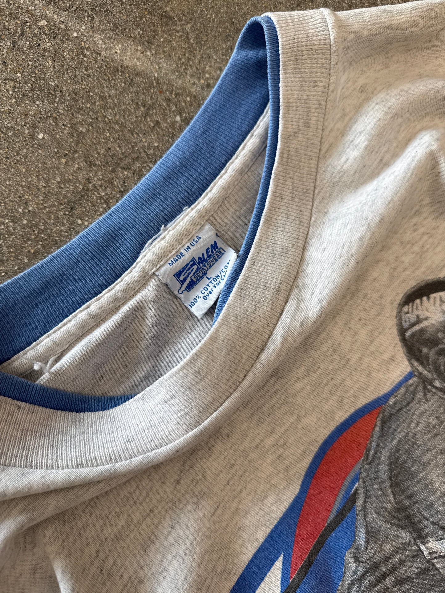 (L) Vintage 1991 Salem Sportswear New York Giants Player Tee