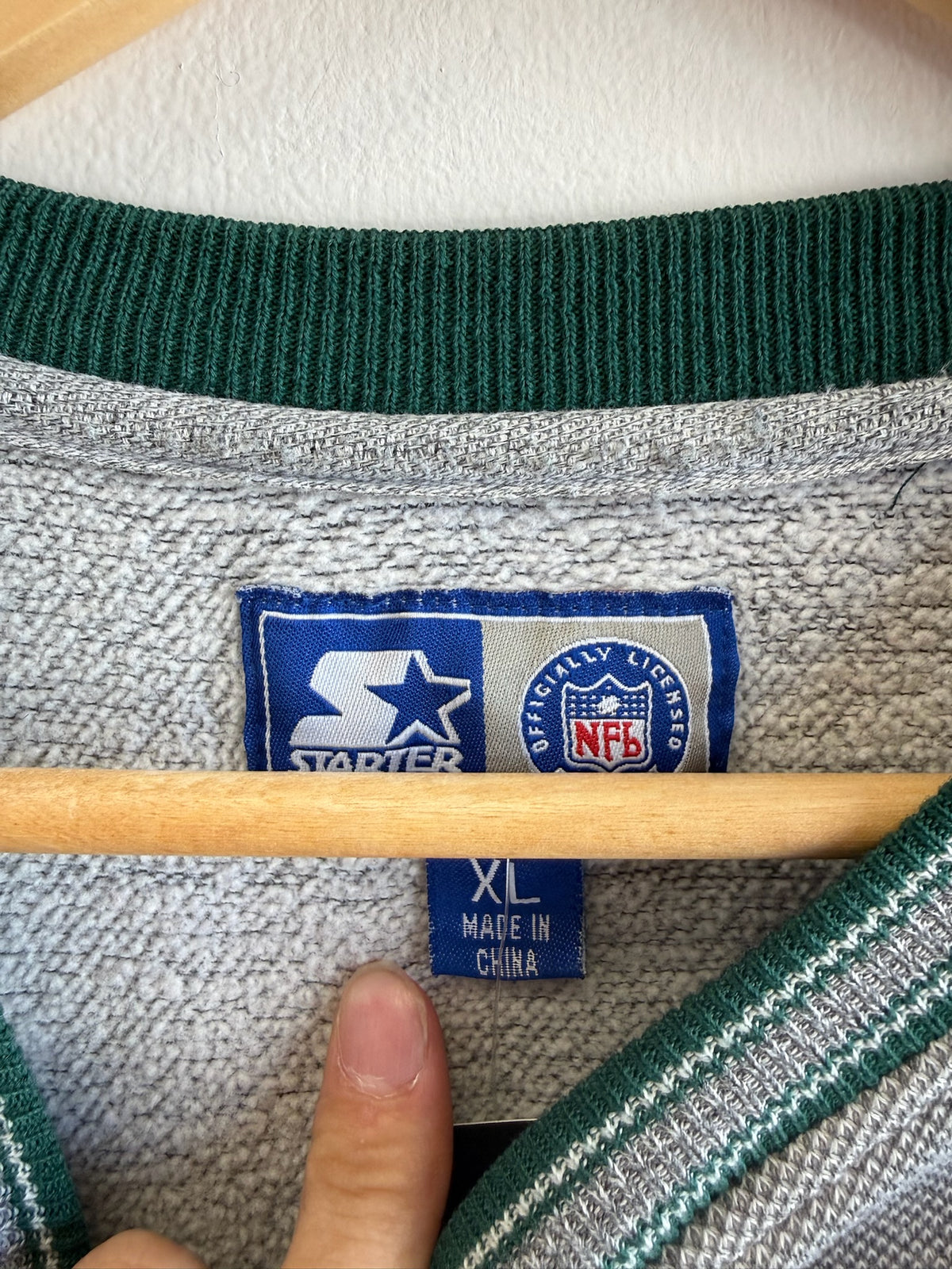 (XL) Vintage Green Bay Packers Starter Crewneck