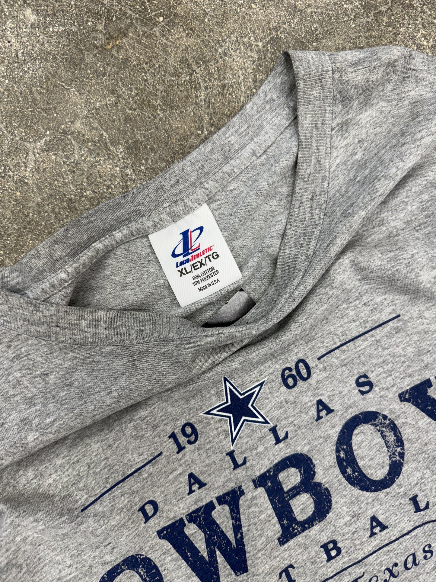 (XL) Vintage Dallas Cowboys Logo Athletic Longsleeve
