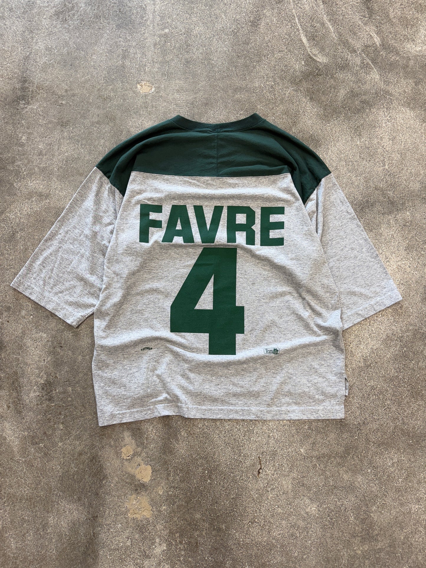 (XL) Vintage Nutmeg Brett Favre Packers Jersey Shirt