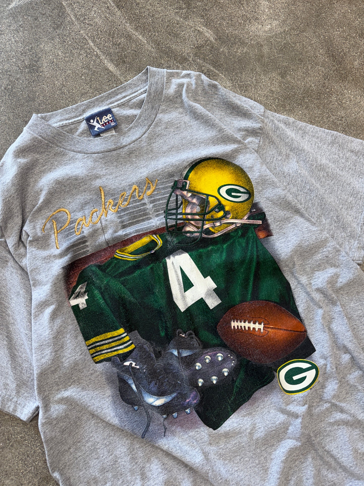 (XL) Vintage Packers Uniform Lee Sports Tee