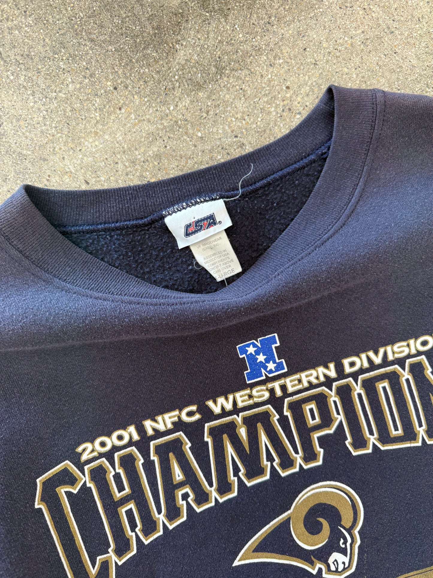 (XL) Vintage NFC Champions Rams Crewneck
