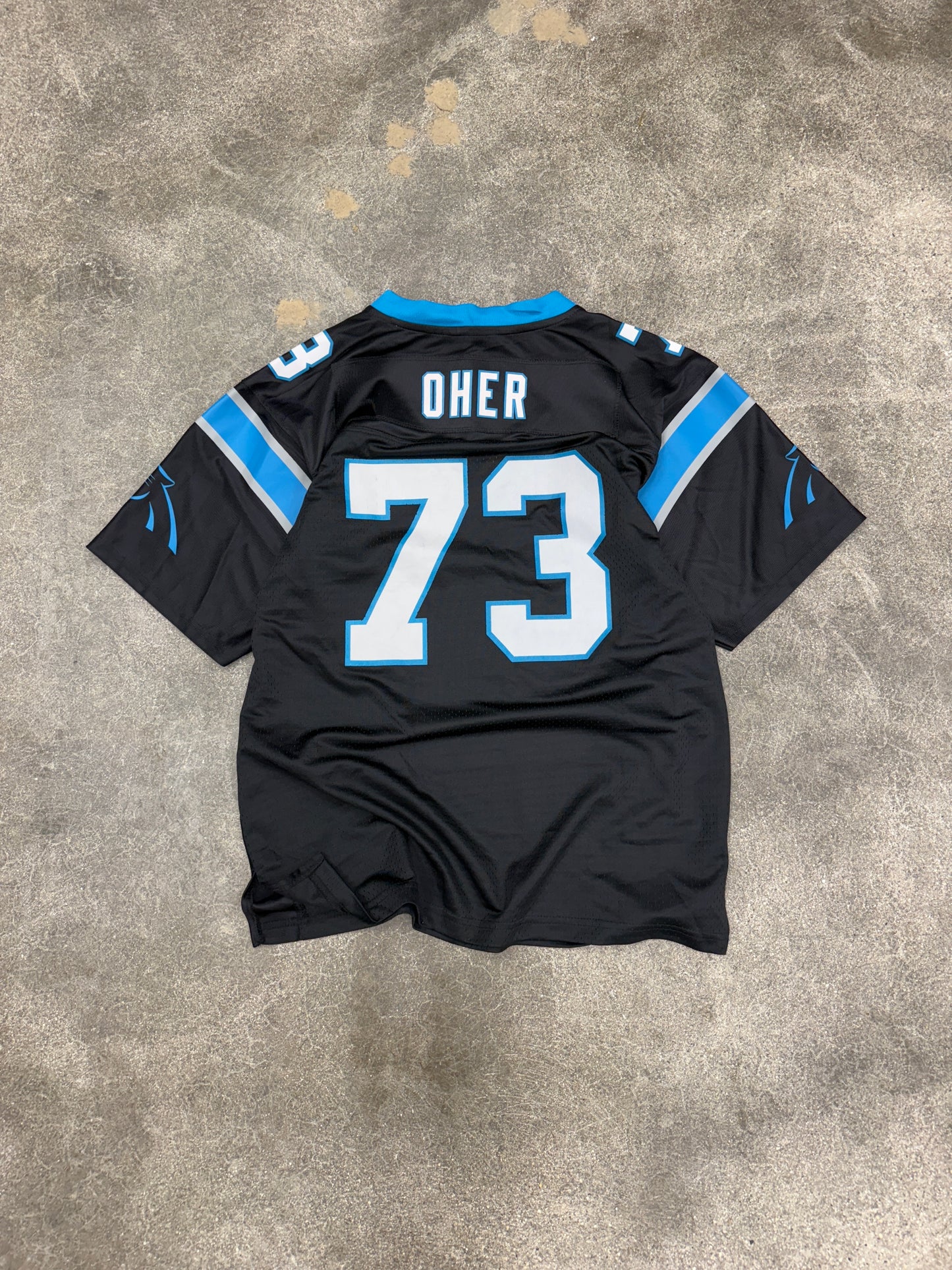 (S) Vintage Michael Oher Panthers Football Jersey