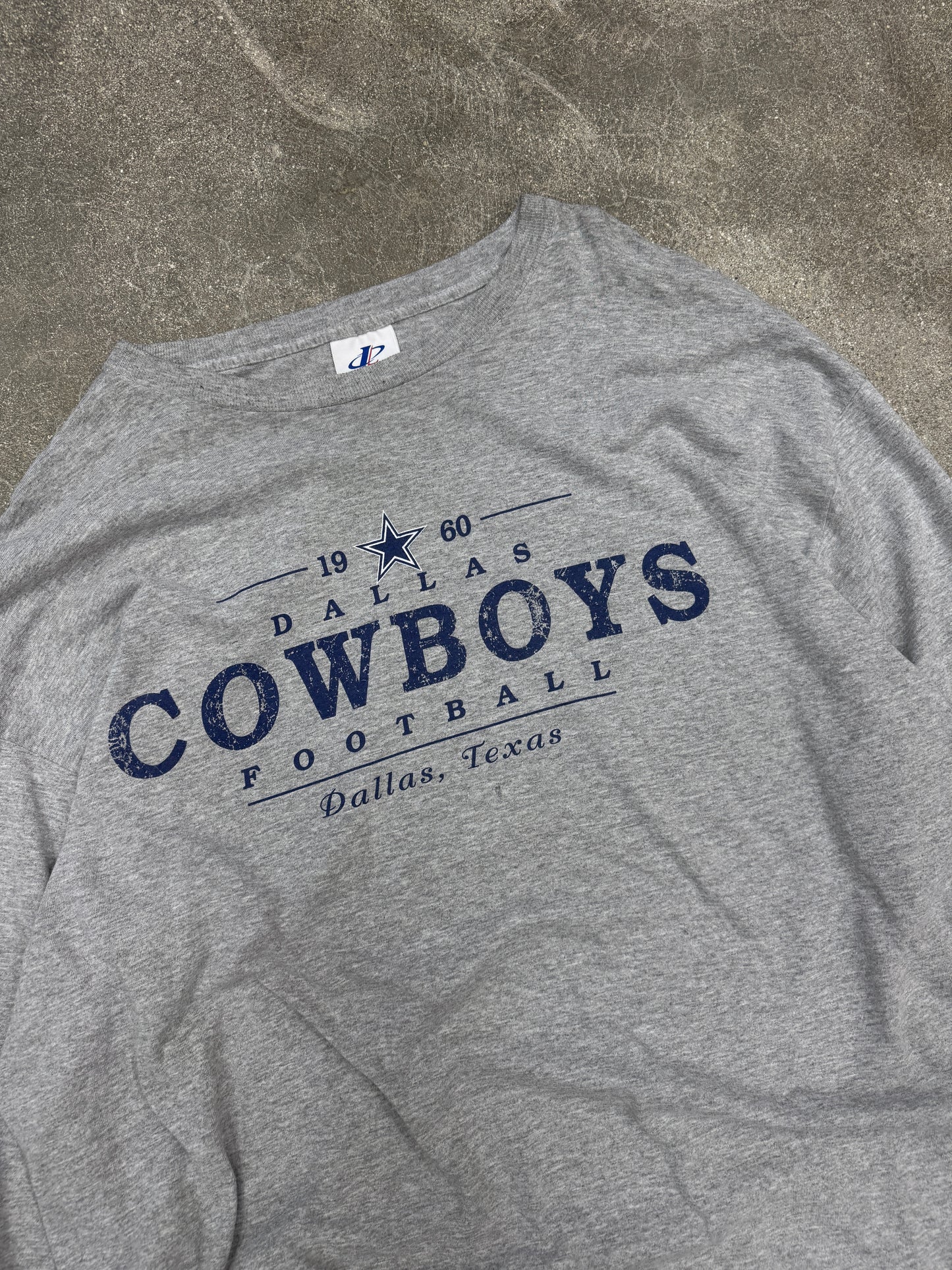 (XL) Vintage Dallas Cowboys Logo Athletic Longsleeve