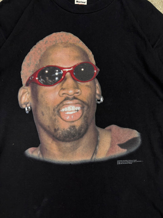 (XL) Vintage 1996 Dennis Rodman UV-Reactive Hair Tee Shirt