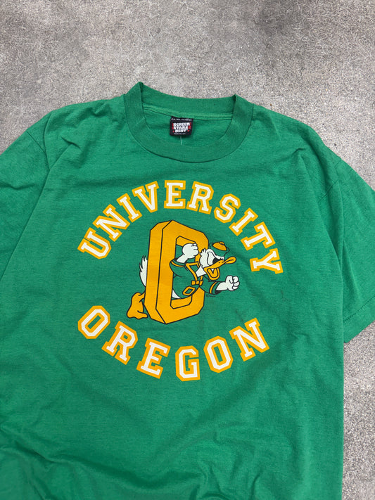 (L) Vintage University of Oregon Ducks Donald Duck Tee Shirt