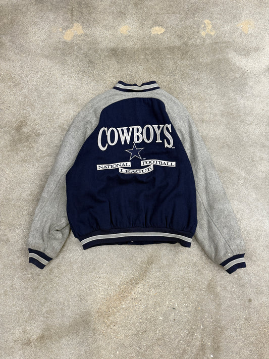 (L) Vintage Logo Athletic Dallas Cowboys Varsity Jacket