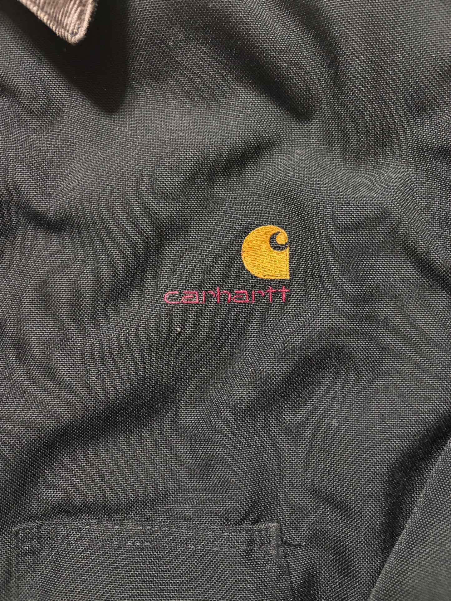 (XXL) Vintage Carhartt Duck Canvas Corduroy Collared Jacket