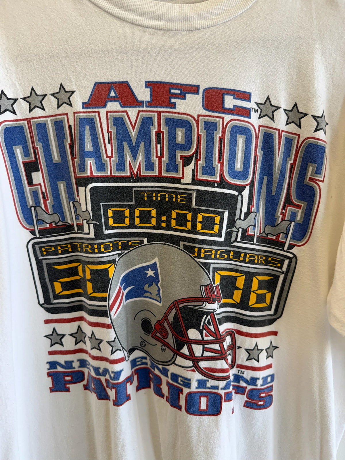(XL) 2006 AFC Champions Patriots Tee