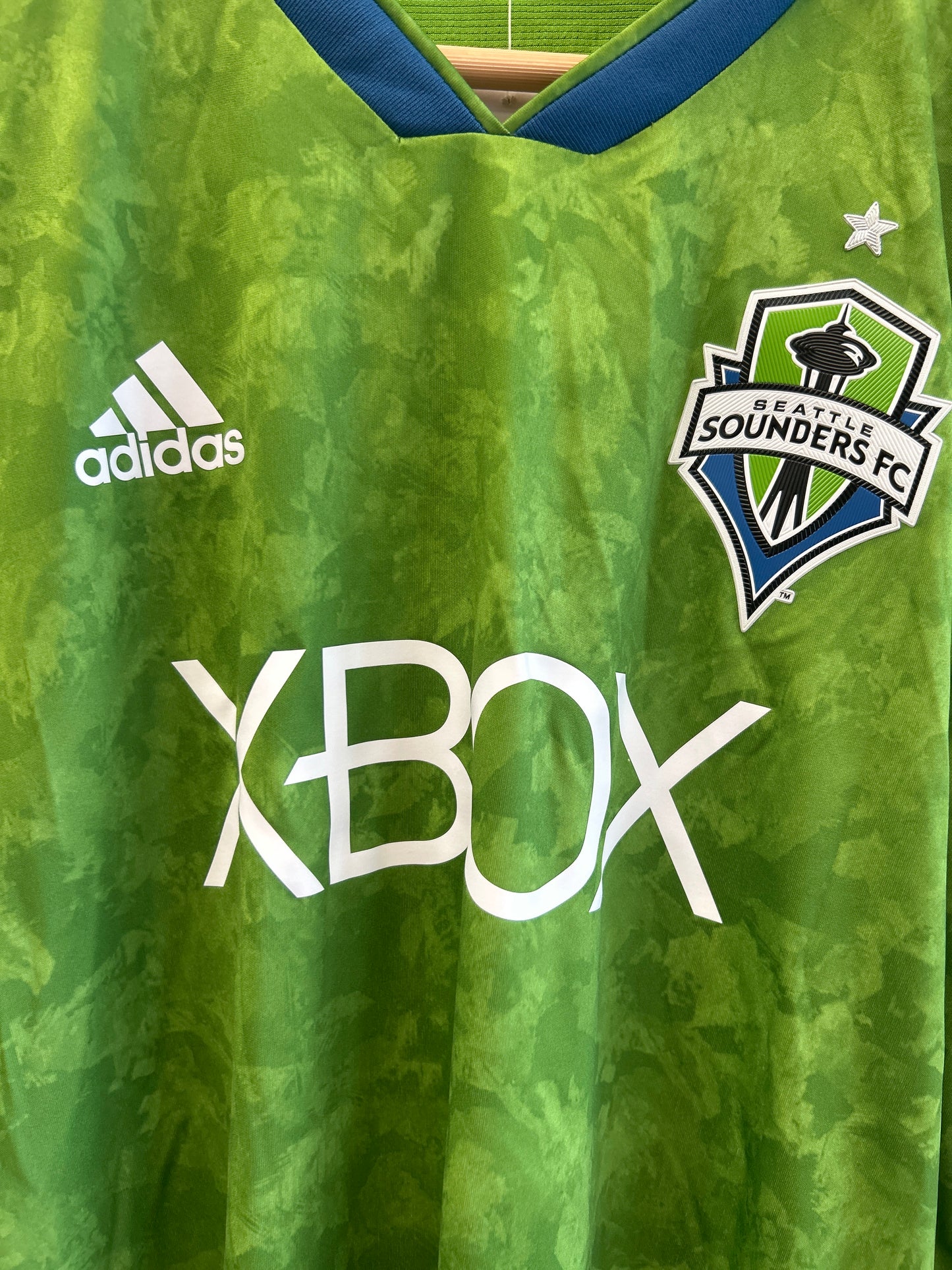 (M) 2018 Seattle Sounders Longsleeve Adidas Ward Jersey