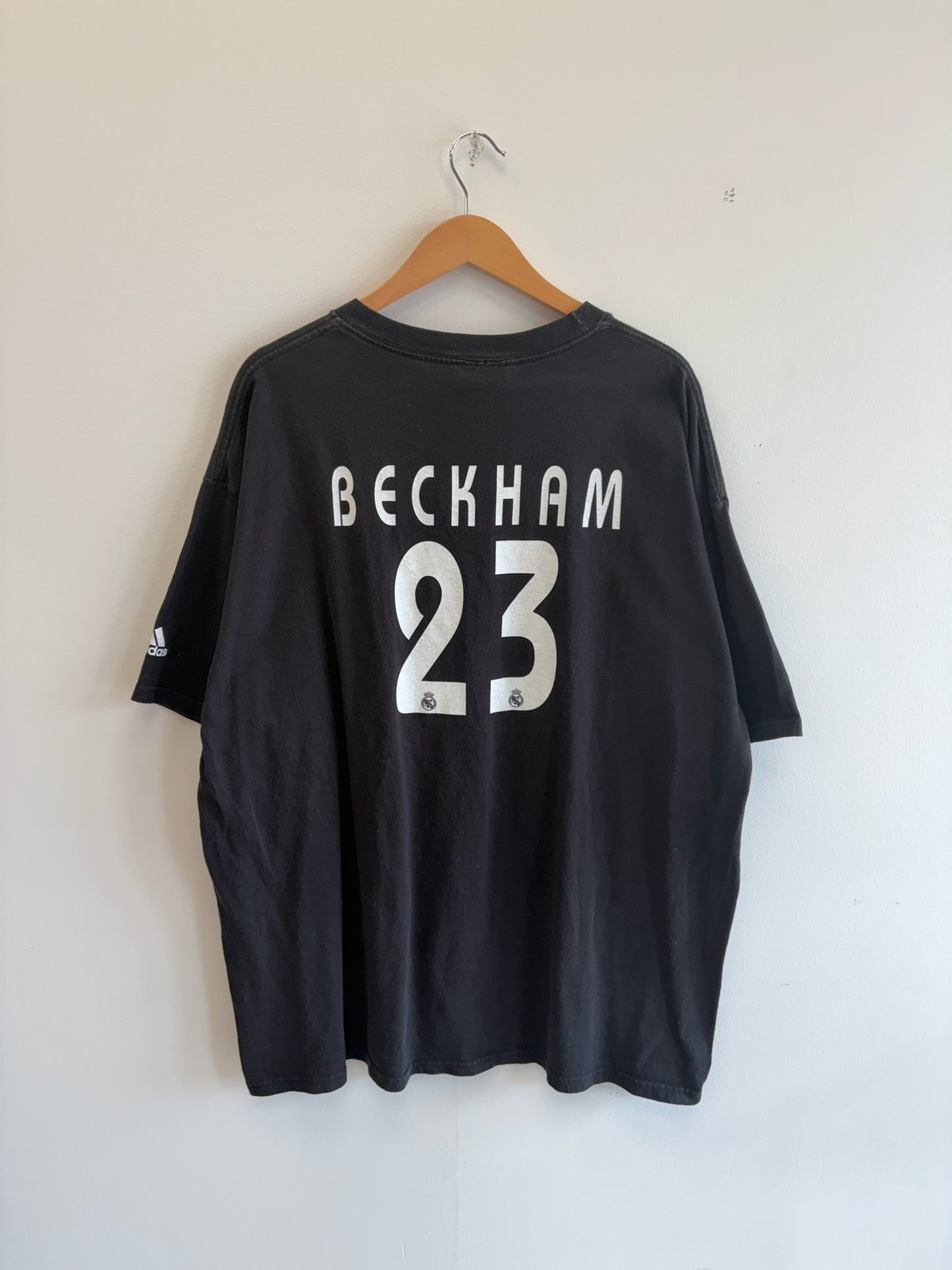 (XL) Vintage Real Madrid David Beckham Adidas Shirt