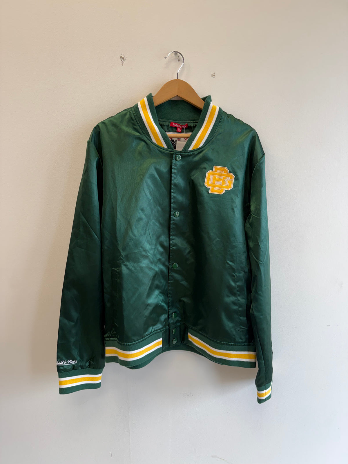 (XL) Green Bay Packers Satin Jacket