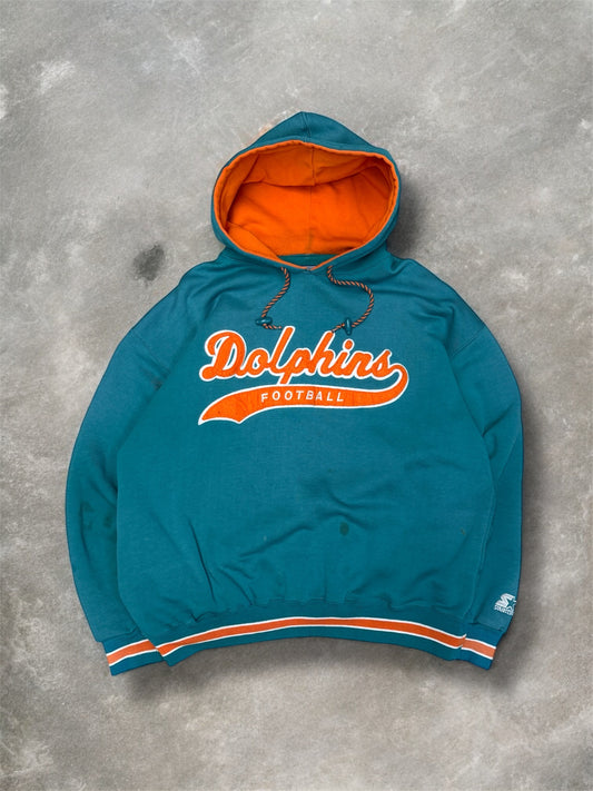 (XL) Vintage Miami Dolphins Starter Hoodie