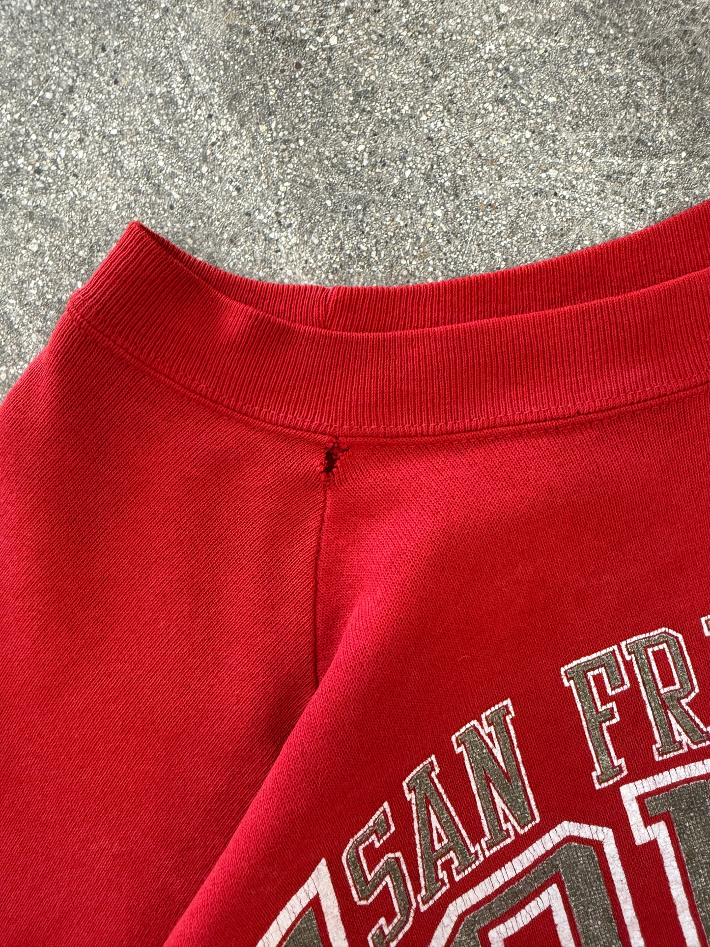 (L) Vintage Raglan Cut 49ers Crewneck