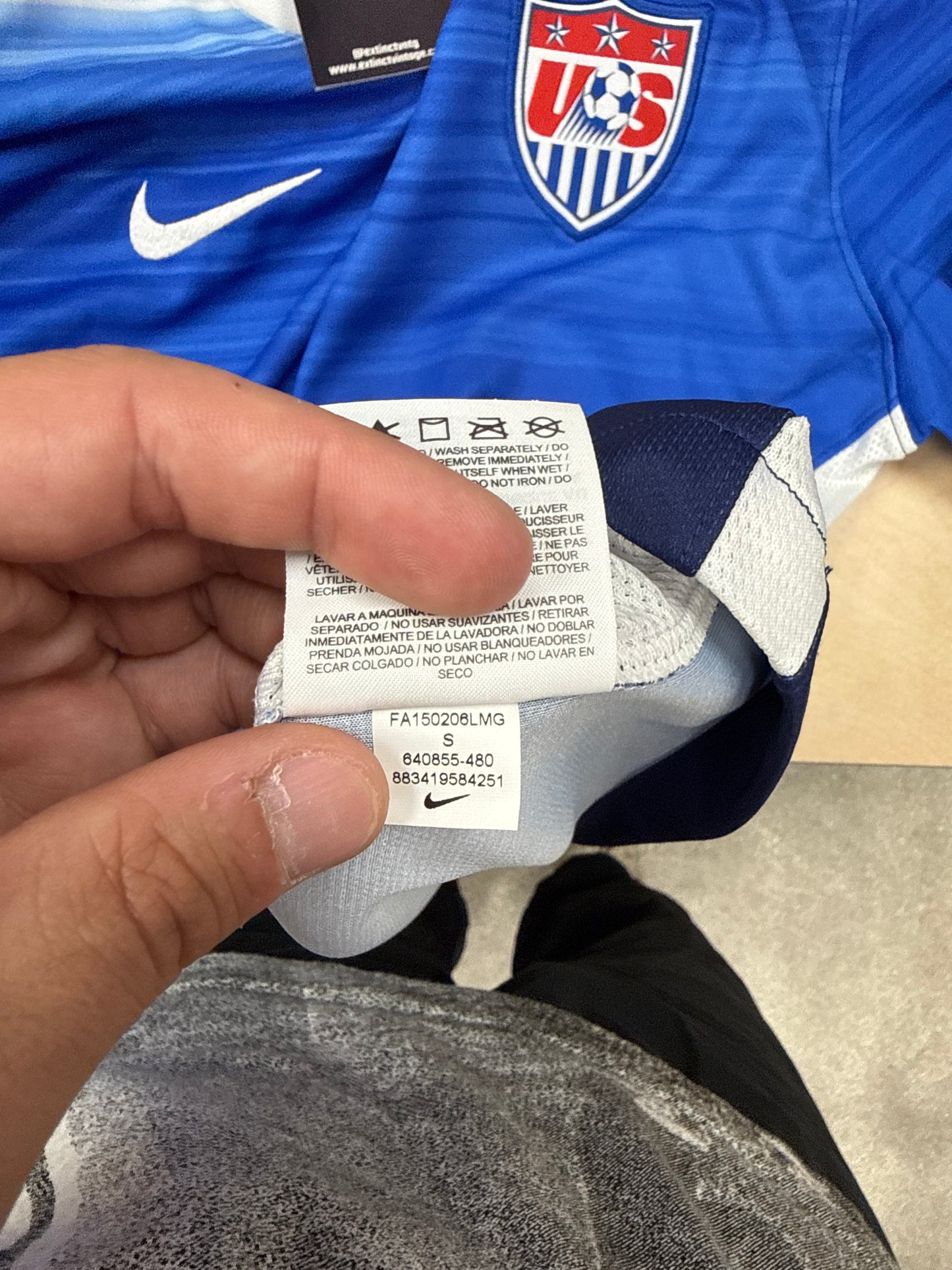 (S) 2015/16 USA Nike Jersey