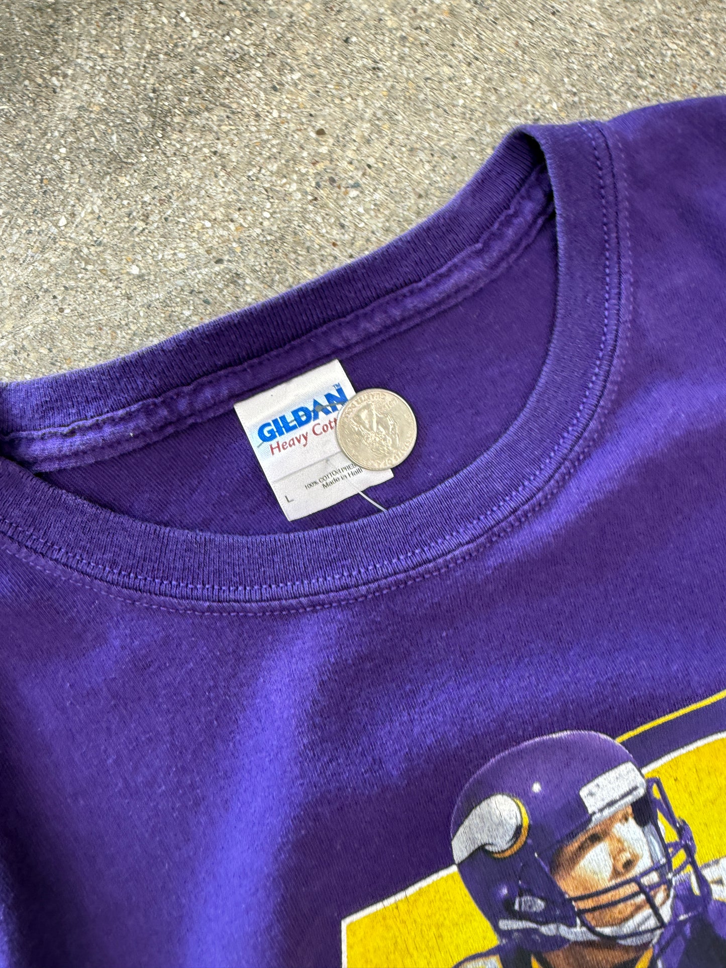 (L) Vintage Brett Favre Vikings Tee