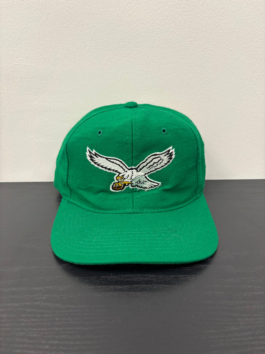 Vintage 80s New Era Philadelphia Eagles Kelly Green Snapback