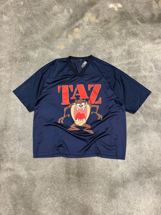 (XL) Vintage Taz Looney Tunes Football Jersey