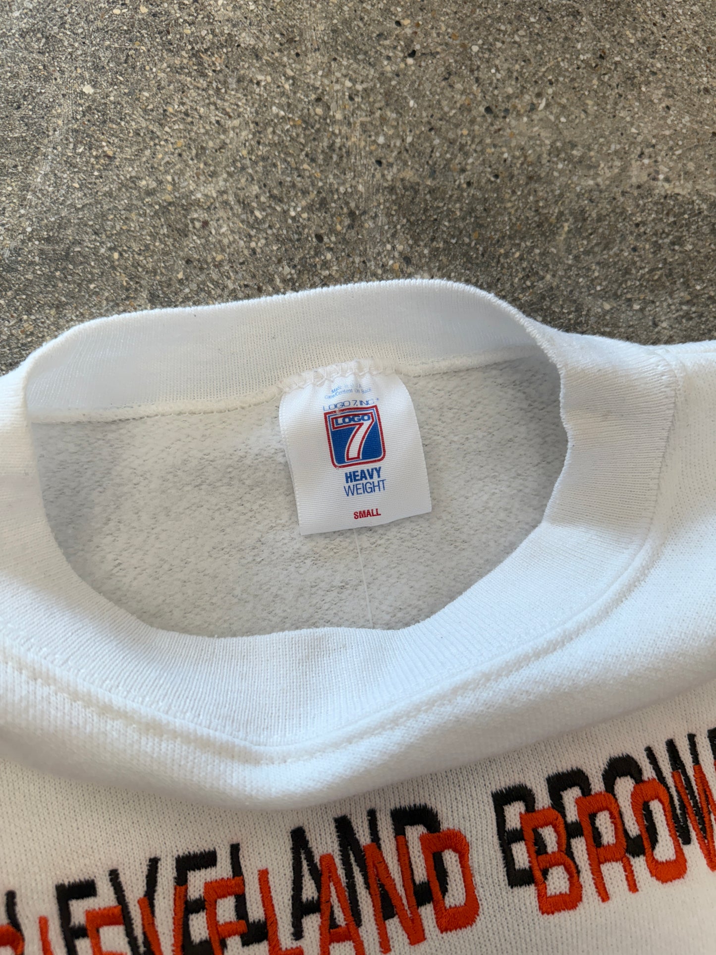 (M) Vintage Logo 7 Cleveland Browns Crewneck