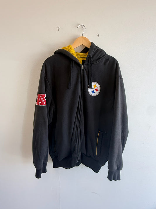 (XL) Pittsburgh Steelers Zip-up Hoodie