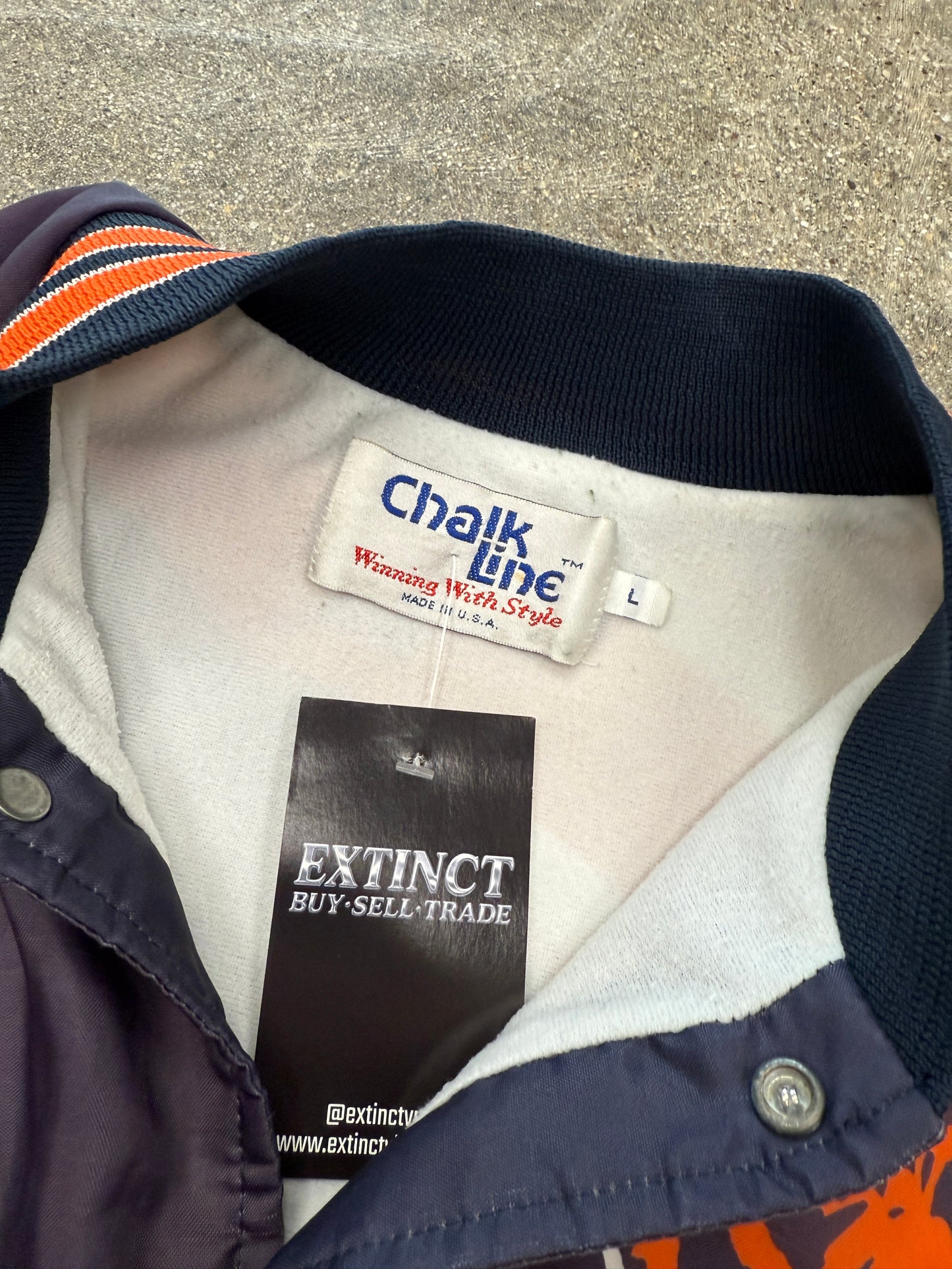 (L) Vintage Chalkline Chicago Bears Jacket