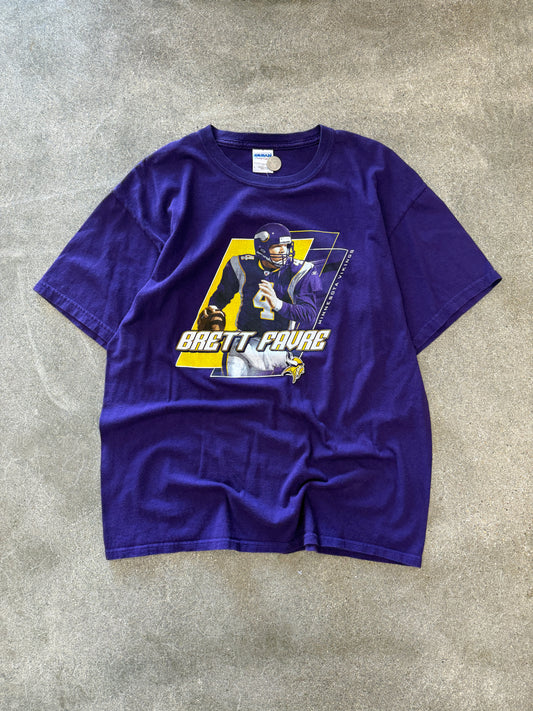 (L) Vintage Brett Favre Vikings Tee