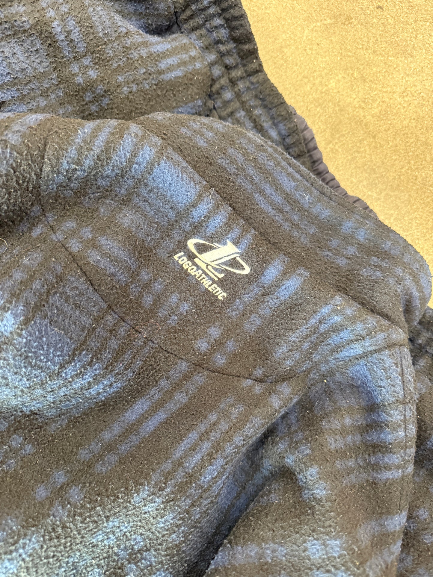 (XL) Vintage Logo Athletic Chicago Bears Quarter Zip Fleece