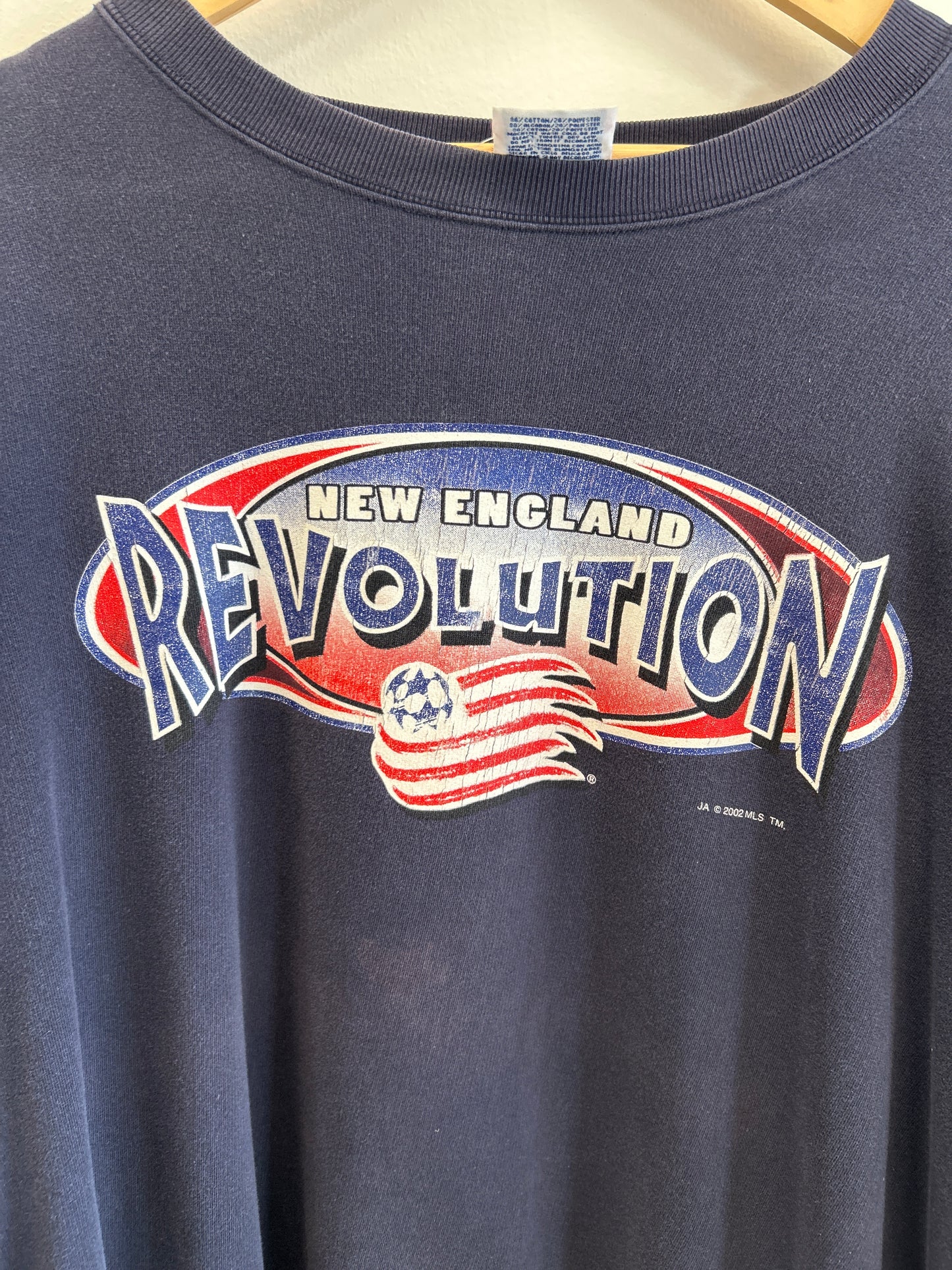 (XXL) 2002 Vintage New England Revolution crewneck