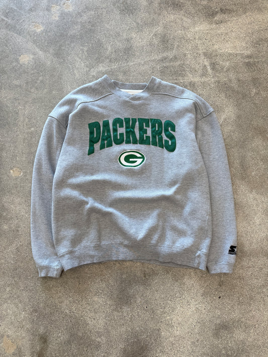 (L) Vintage Green Bay Packers Starter Crewneck