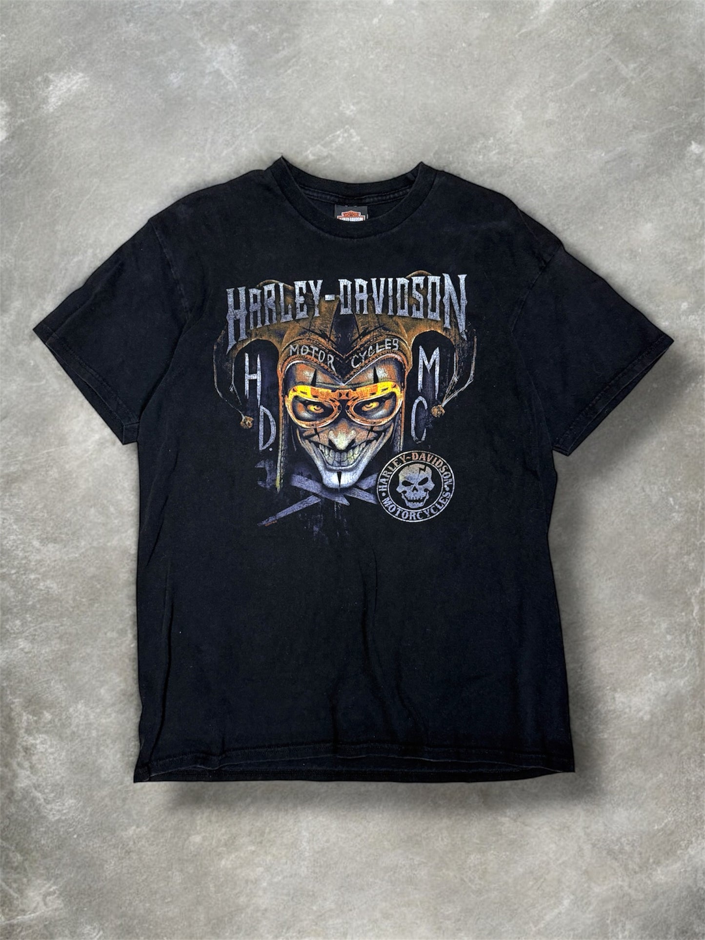 (L) Vintage Harley Davidson Clown Tee